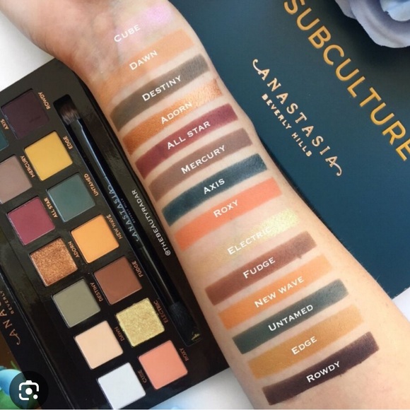 Subculture anastasia beverly hills eyeshadow pallete - Picture 5 of 5